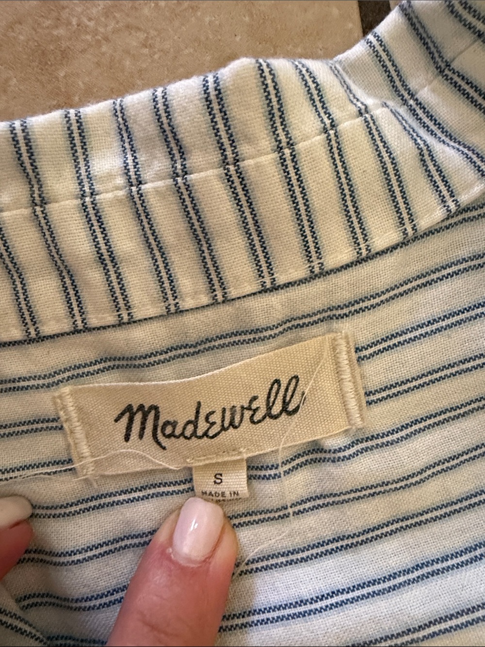 Madewell Button-Front Sleeveless Two Blouses - Picture 2 of 5
